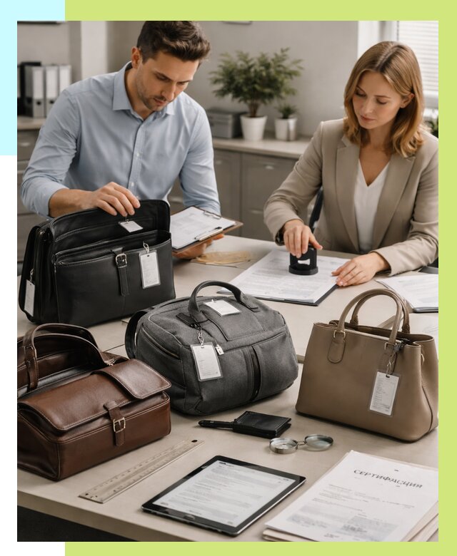 Сертификация сумок в Дивногорске от 7583 руб. | Алешин-Двн