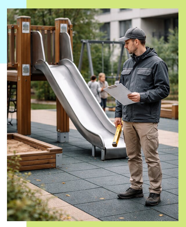 Сертификация детских площадок в Дивногорске от 25275 р. | Алешин-Двн