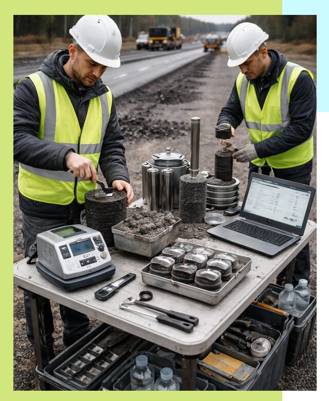 Сертификация асфальта: испытания и подтверждение в Дивногорске