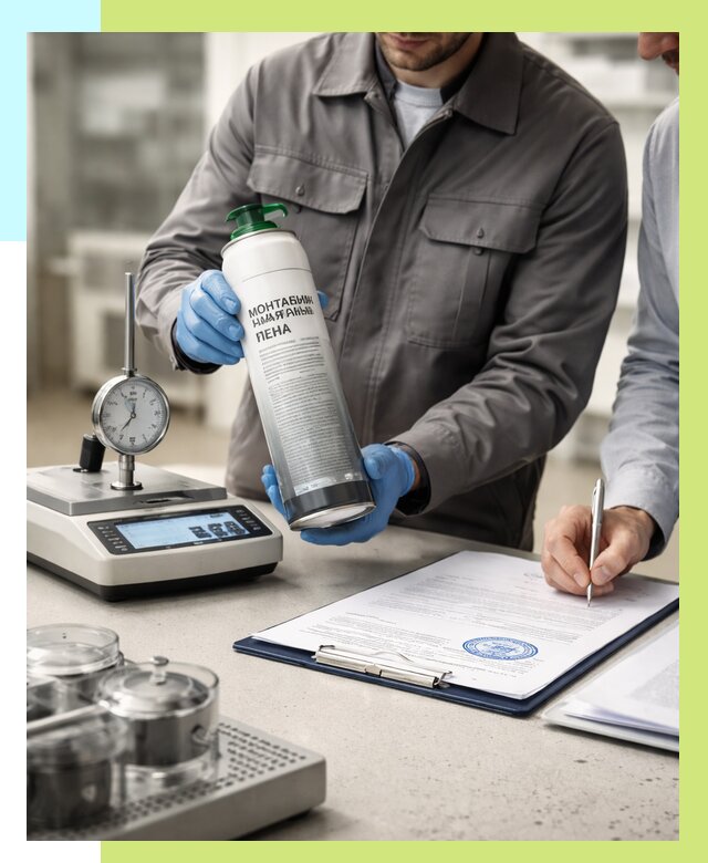 Сертификация монтажной пены в Дивногорске от 15165 р. | Алешин-Двн