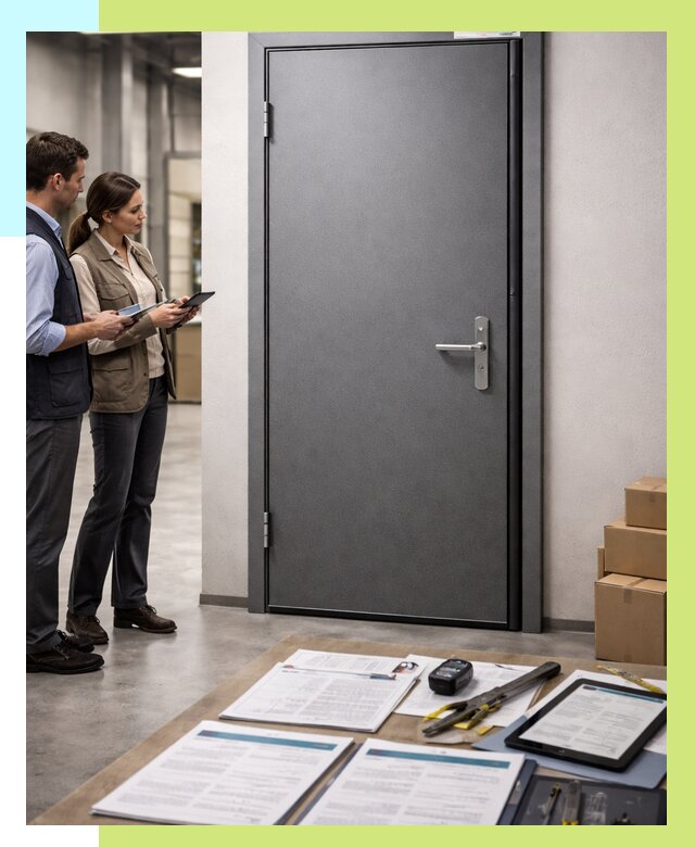 Сертификация противопожарных дверей в Дивногорске от 9099 р. | Алешин-Двн