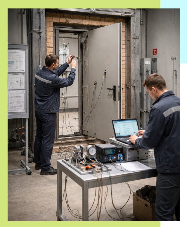 Сертификация противопожарных дверей в Дивногорске по ГОСТ и ТР