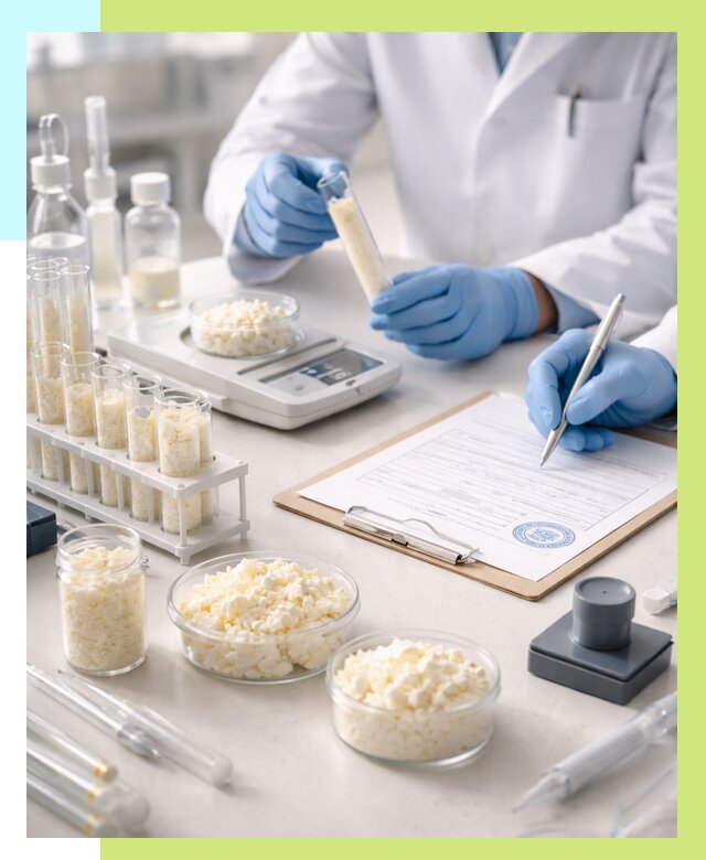 Сертификация творога в Дивногорске от 12132 р. под ключ | Алешин-Двн