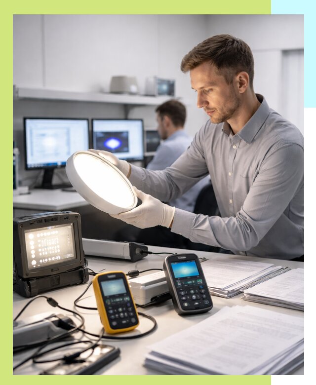 Сертификация светильников в Дивногорске: испытания и оформление