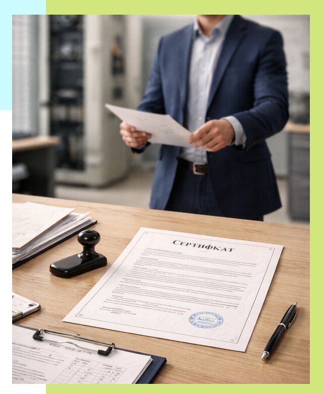 Сертификат на оборудование в Дивногорске от 15165 р. | Алешин-Двн