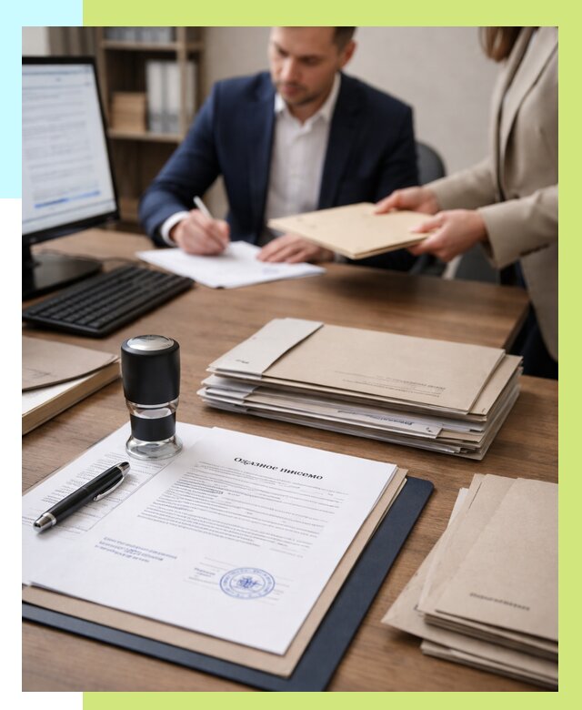 Отказное письмо для таможни в Дивногорске от 3033 р, Алешин-Двн