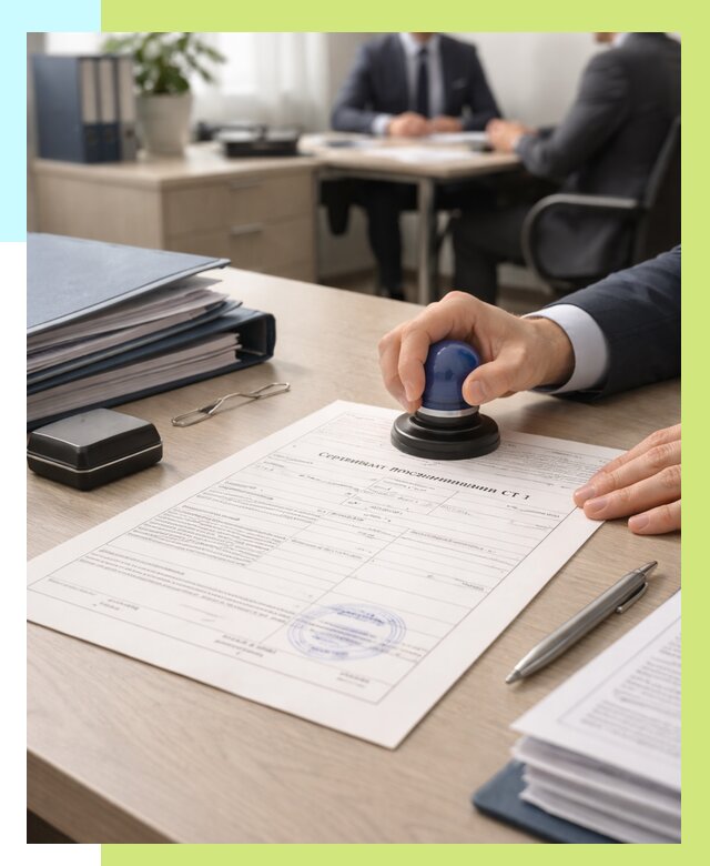 Сертификат происхождения СТ 1 в Дивногорске от 4550 р. | Алешин-Двн