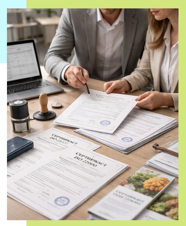 Сертификат ISO 22000 в Дивногорске от 40440 р. под ключ | Алешин-Двн