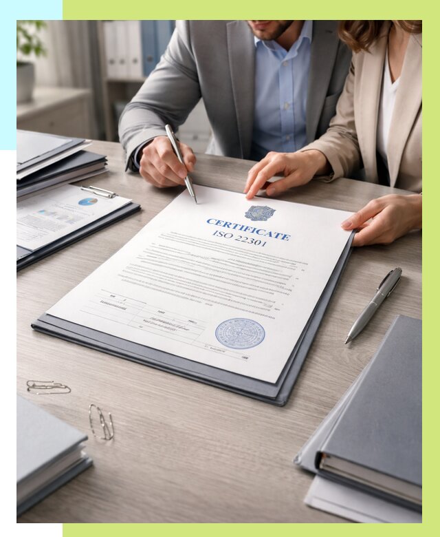 Сертификат ISO 22301 в Дивногорске от 45495 р. | Алешин-Двн срочно